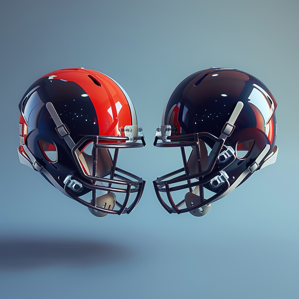 football helmets by daniel Looking Glass Blocks